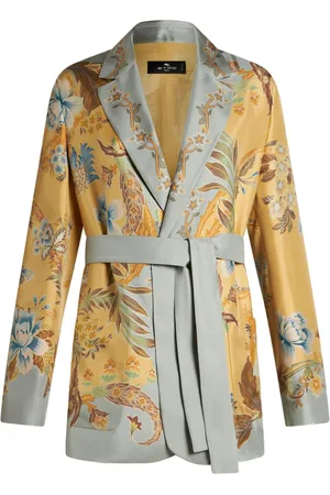 Etro Floral-print silk jacket