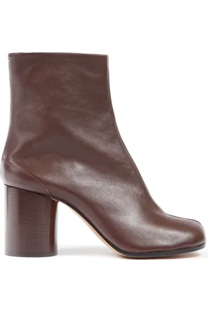 Maison Margiela Tabi 80mm leather ankle boots