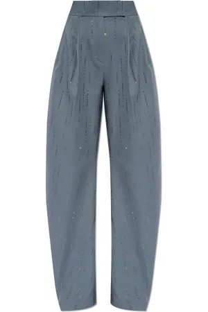 The Attico Gary crystal-embellished trousers