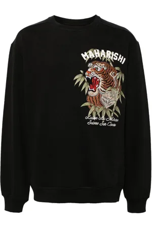 Maharishi Logo-print cotton sweatshirt