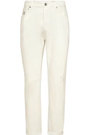 Brunello Cucinelli Mid-rise straight-leg jeans
