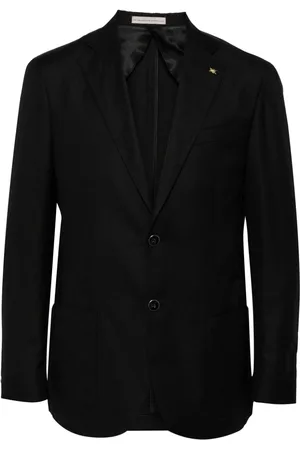 corneliani Brooch-detail single-breasted blazer