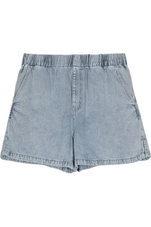 B+AB Elasticated-waist lyocell shorts