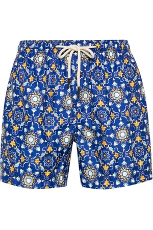 PENINSULA SWIMWEAR Rapallo Mediterranean-pattern swim shorts