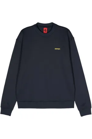 FERRARI Drop-shoulder jersey sweatshirt