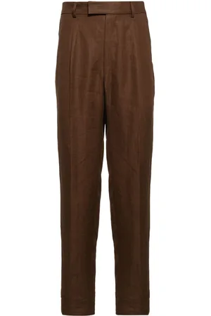 Ermenegildo Zegna Pleated slim-fit trousers