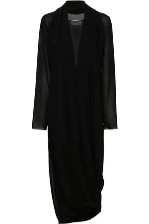 Maison Margiela Layered sheer maxi dress