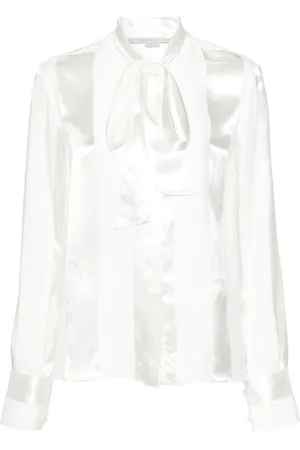 Stella McCartney Pussy-bow collar shirt