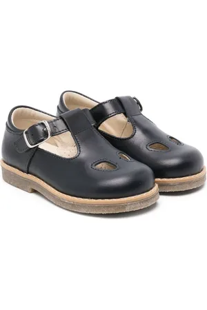 DOUUOD KIDS Round-toe leather crib shoes