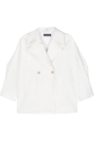 DRHOPE Notched-lapels double-breasted blazer