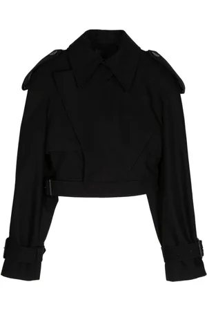 WARDROBE.NYC Perfecto cropped trench jacket
