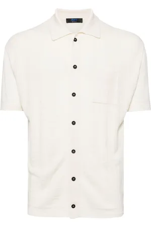 Kiton Short-sleeve knitted cardigan