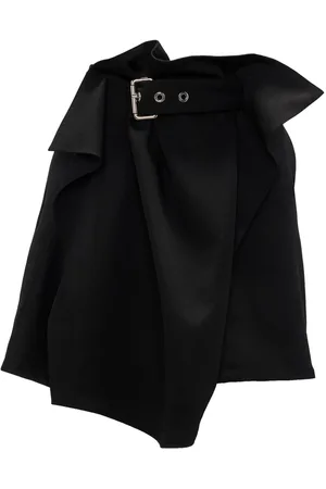 J.W.Anderson Asymmetric draped wool mini skirt
