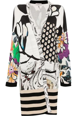 Etro Abstract-pattern midi coat