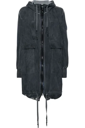 ISAAC SELLAM EXPERIENCE Hooded organic cotton coat