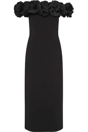 Rebecca Vallance Odetta ruffled midi dress