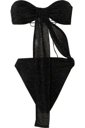 Oseree Cut-out detail lurex swimsuit
