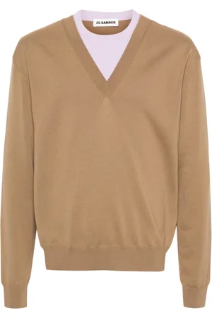 Jil Sander Layered V-neck jumper