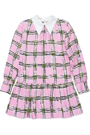 Marni Checked pleated dress