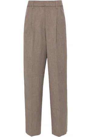 Beaufille Pleated straight trousers