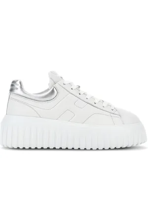 Hogan H-Stripes lace-up leather sneakers