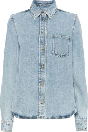 Totême Classic-collar denim shirt