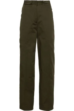 MATTEAU Tapered-leg twill trousers