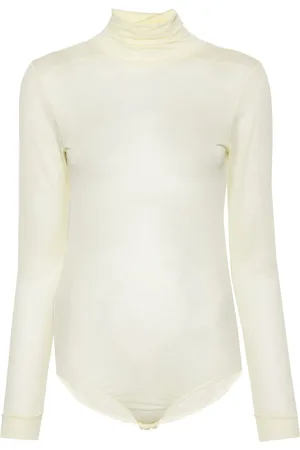 Maison Margiela Four-stitch sheer bodysuit