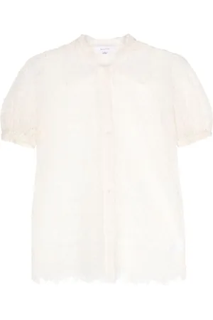 Beaufille Pinta semi-sheer tulle shirt