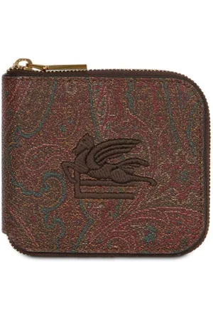 Etro Paisley-print jacquard wallet