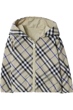 Burberry Check-print reversible jacket
