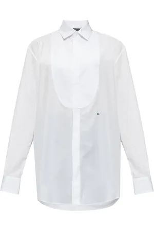 Dsquared2 Bib collar cotton shirt