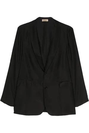 BARENA Single-breasted silk blazer