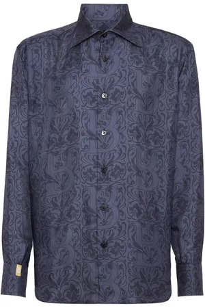 BILLIONAIRE Monogram silk shirt