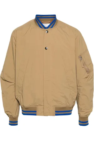 Universal Works Stripe-embellished bomber jacket