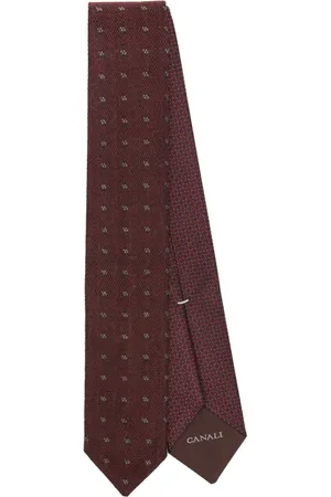 CANALI Mix patterned-jacquard tie