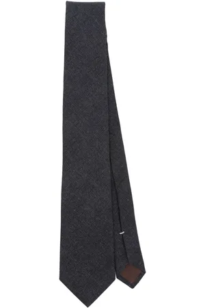 CANALI Patterned-jacquard silk tie