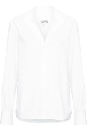 Maison Margiela V-neck cotton shirt