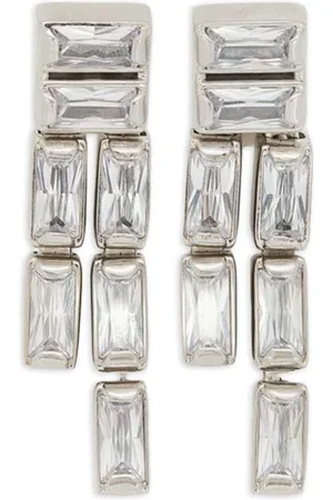 Jil Sander Cubic zirconia drop earrings