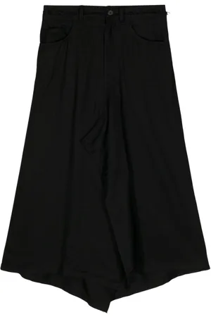 YOHJI YAMAMOTO Asymmetric-hem midi skirt
