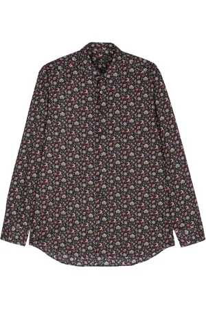 Etro Floral-print cotton shirt