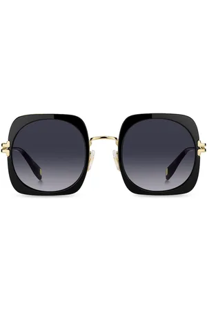 Marc Jacobs Logo-engraved square-frame sunglasses
