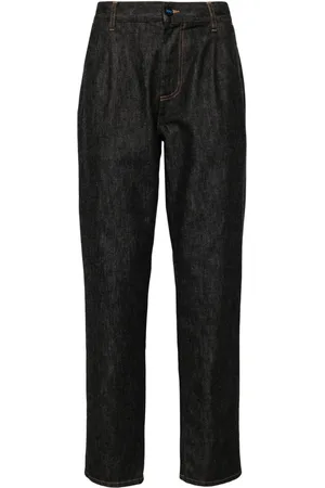 Kiton Mid-rise tapered jeans