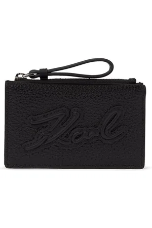 Karl Lagerfeld K/Skuare Grainy zip wallet
