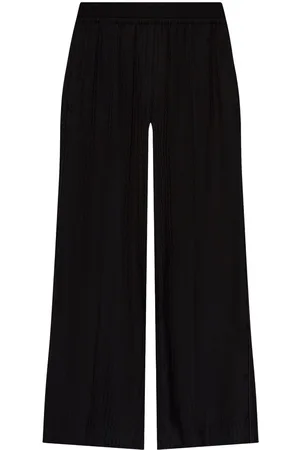 Victoria Beckham Monogram-jacquard wide-leg trousers