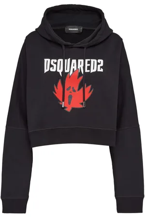 Dsquared2 Maple Leaf cotton hoodie