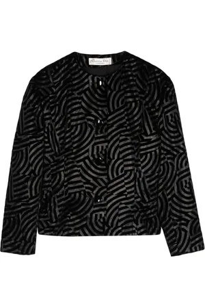 Dior Geometric-print jacquard jacket
