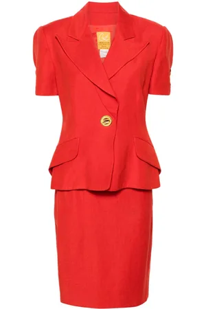 Christian Lacroix 1980s single-breasted blazer and skirt set