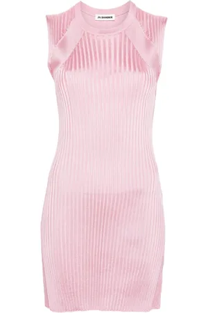 Jil Sander Wide-ribbed sleeveless tunic