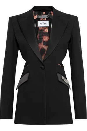 Philipp Plein Cut-out single-breasted blazer